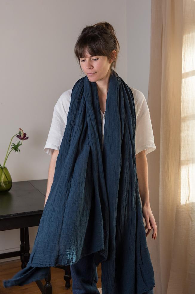 Large Hemp Scarf from Couleur Chanvre